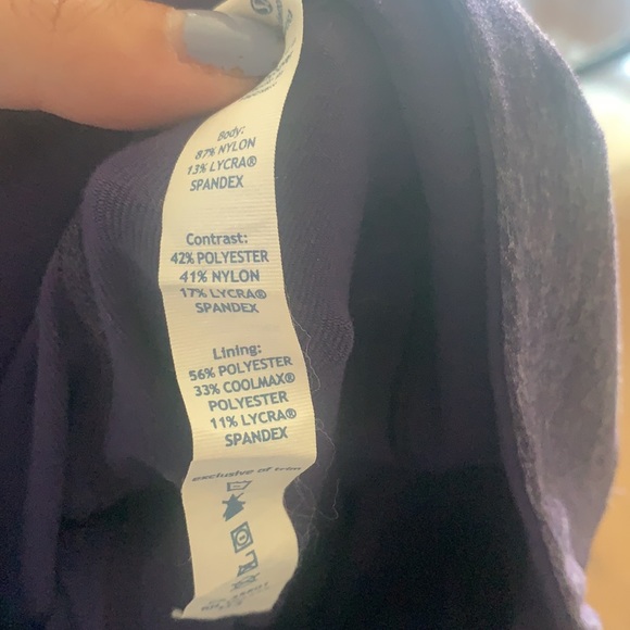 Purple Lululemon Long Shorts - midrise 4 tall - Picture 6 of 7